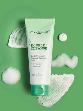 Crème Double Cleanse Daily Cleanser + Makeup Remover — Light Green